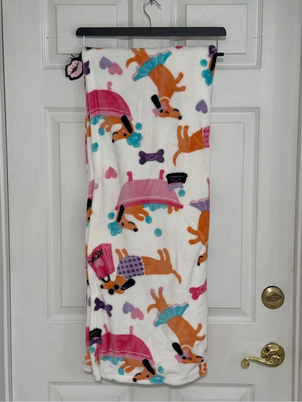 New Dachshund Throw Blanket Betsey Johnson